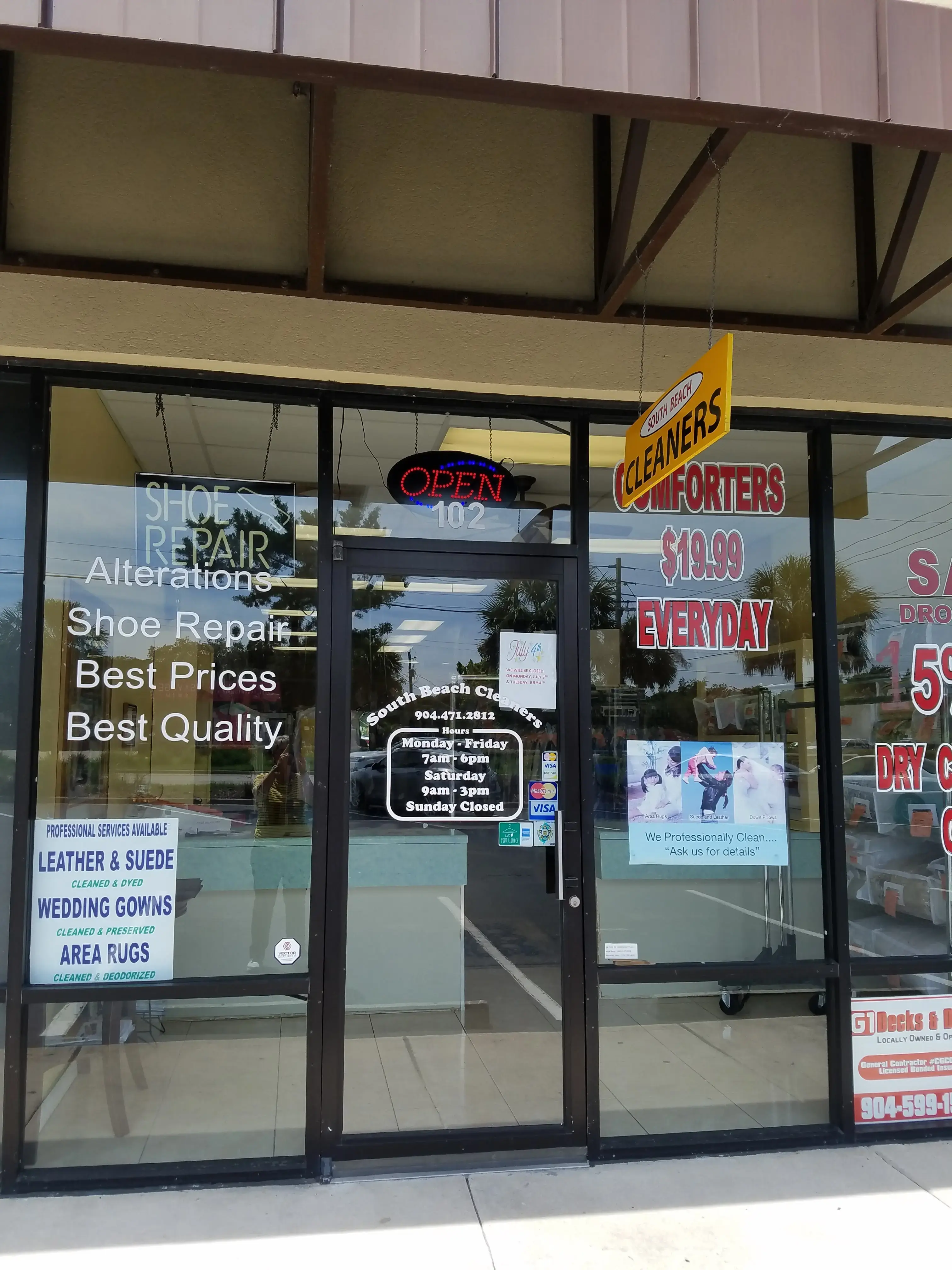 South Beach Cleaners location