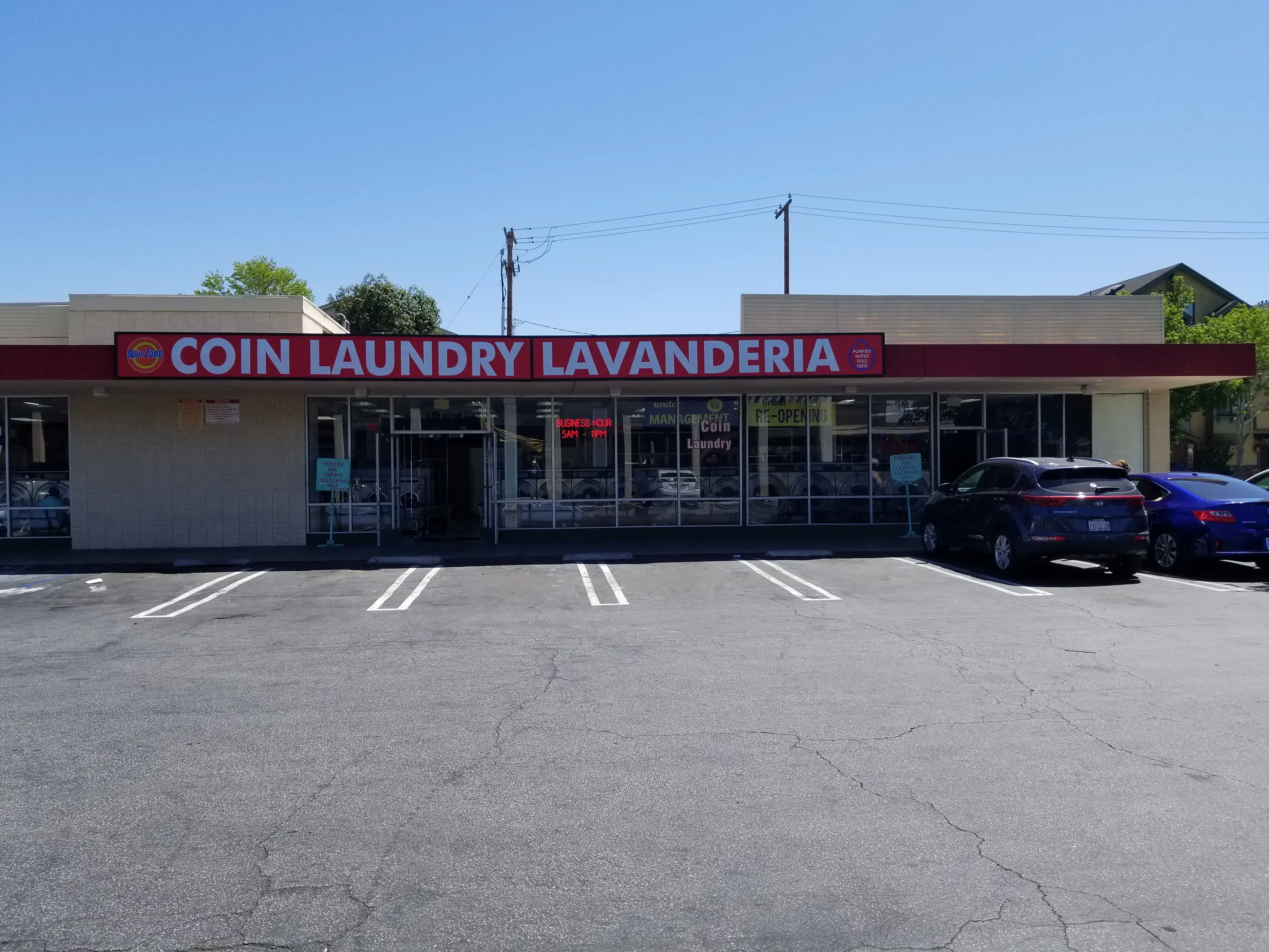Spin-Zone Coin Laundry location