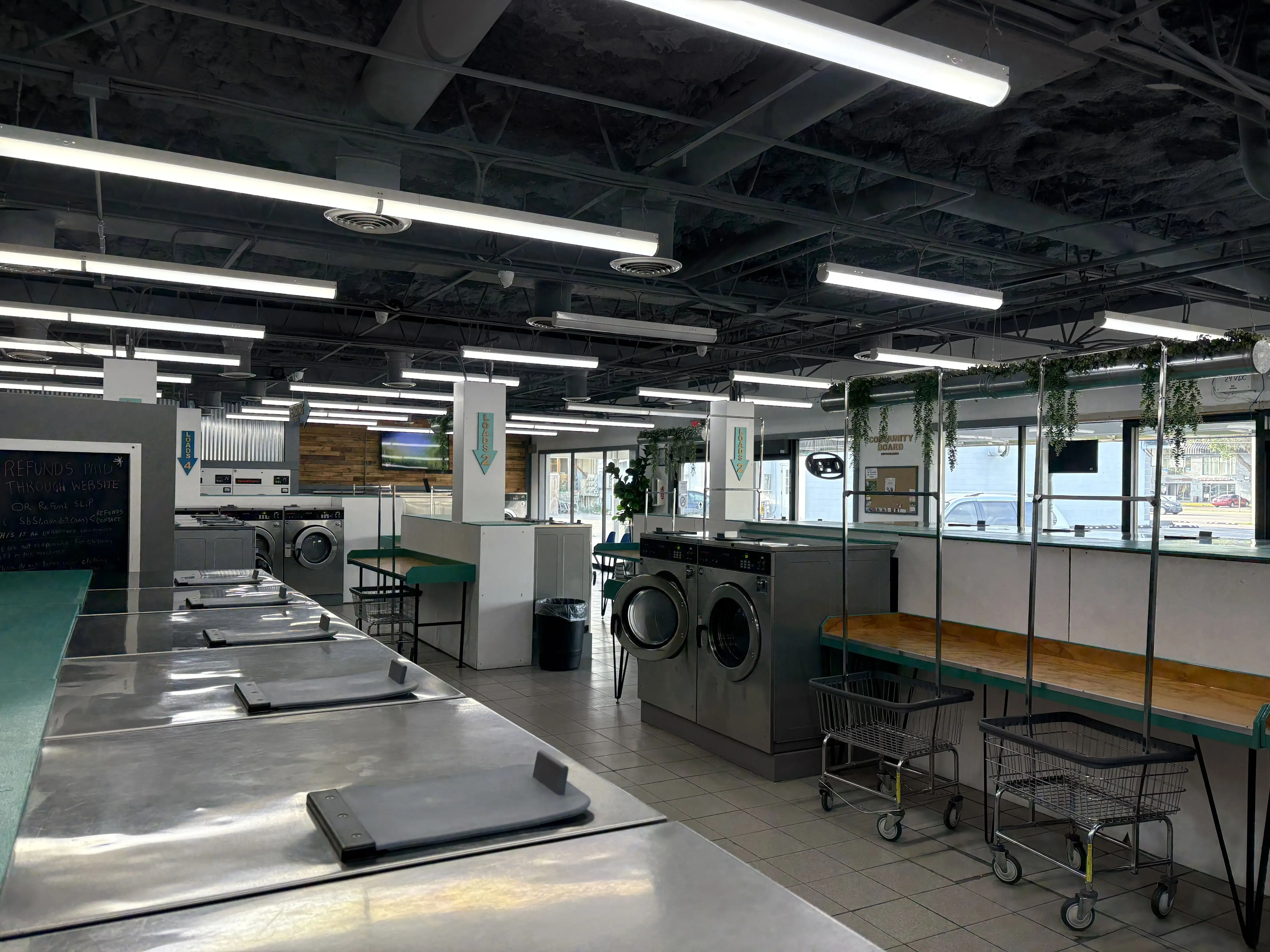 Square Bubbles Laundromat Busch location