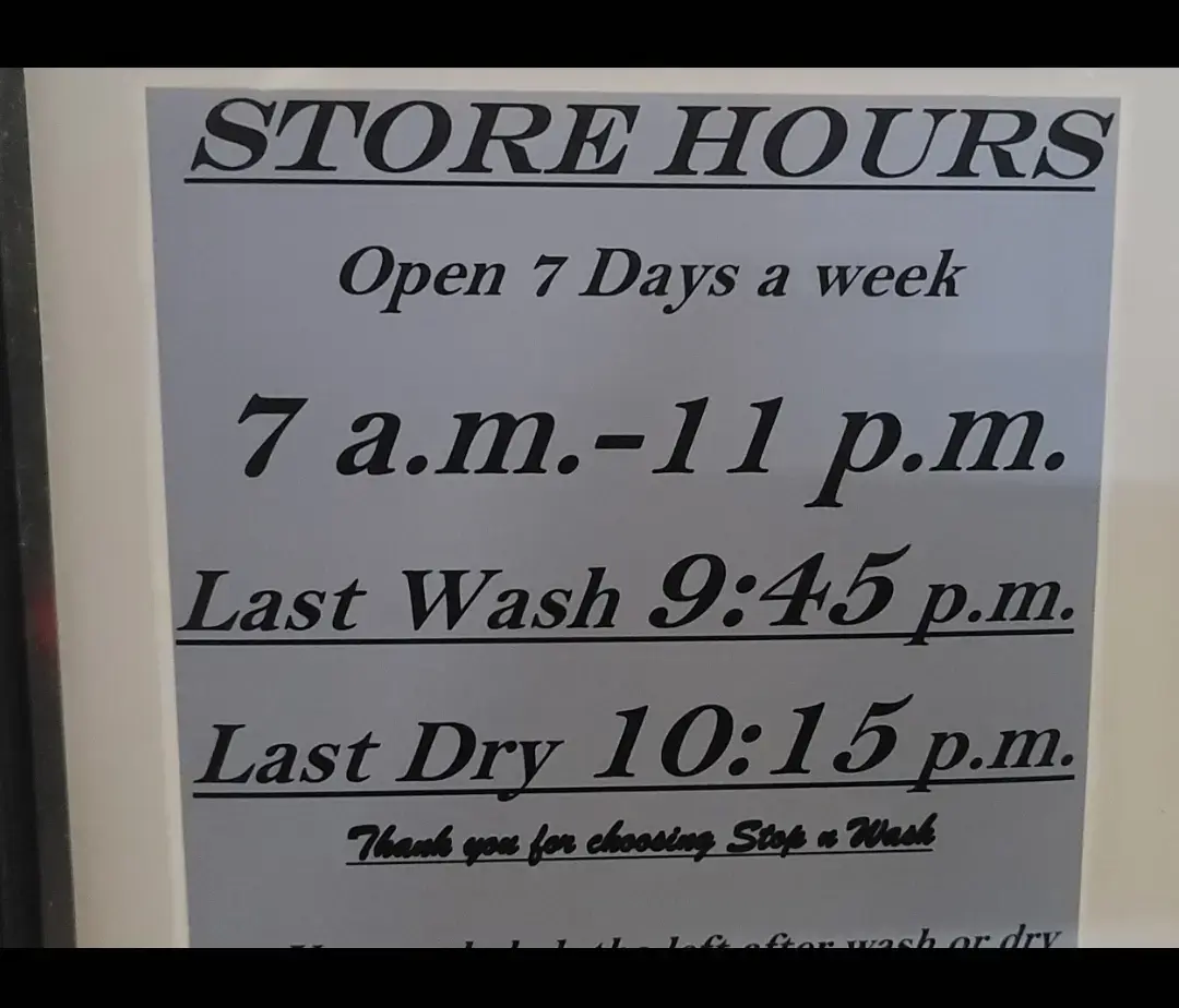 Stop N Wash Coin Laundry & Carwash thumbnail 10