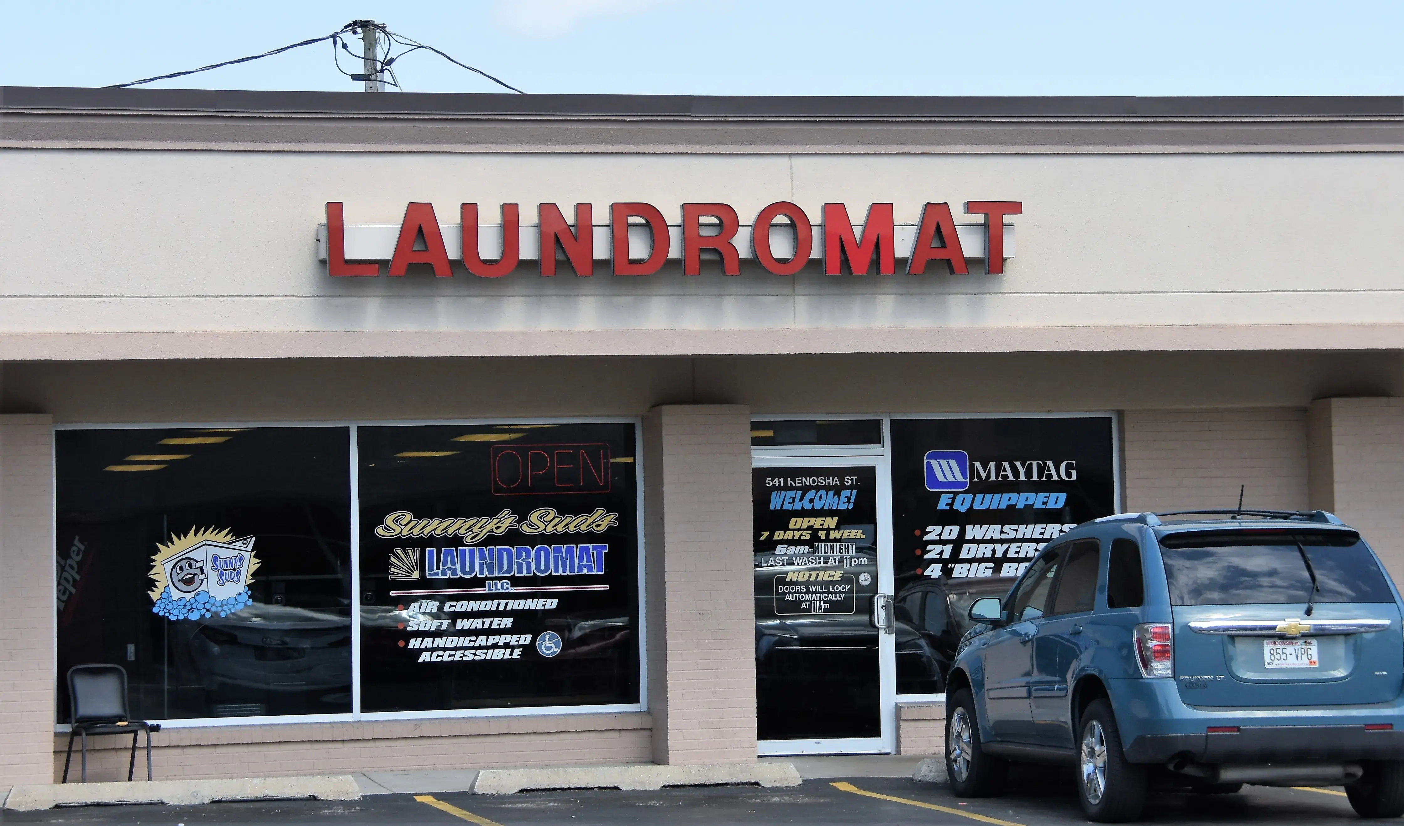 Sunny's Suds Laundromat location