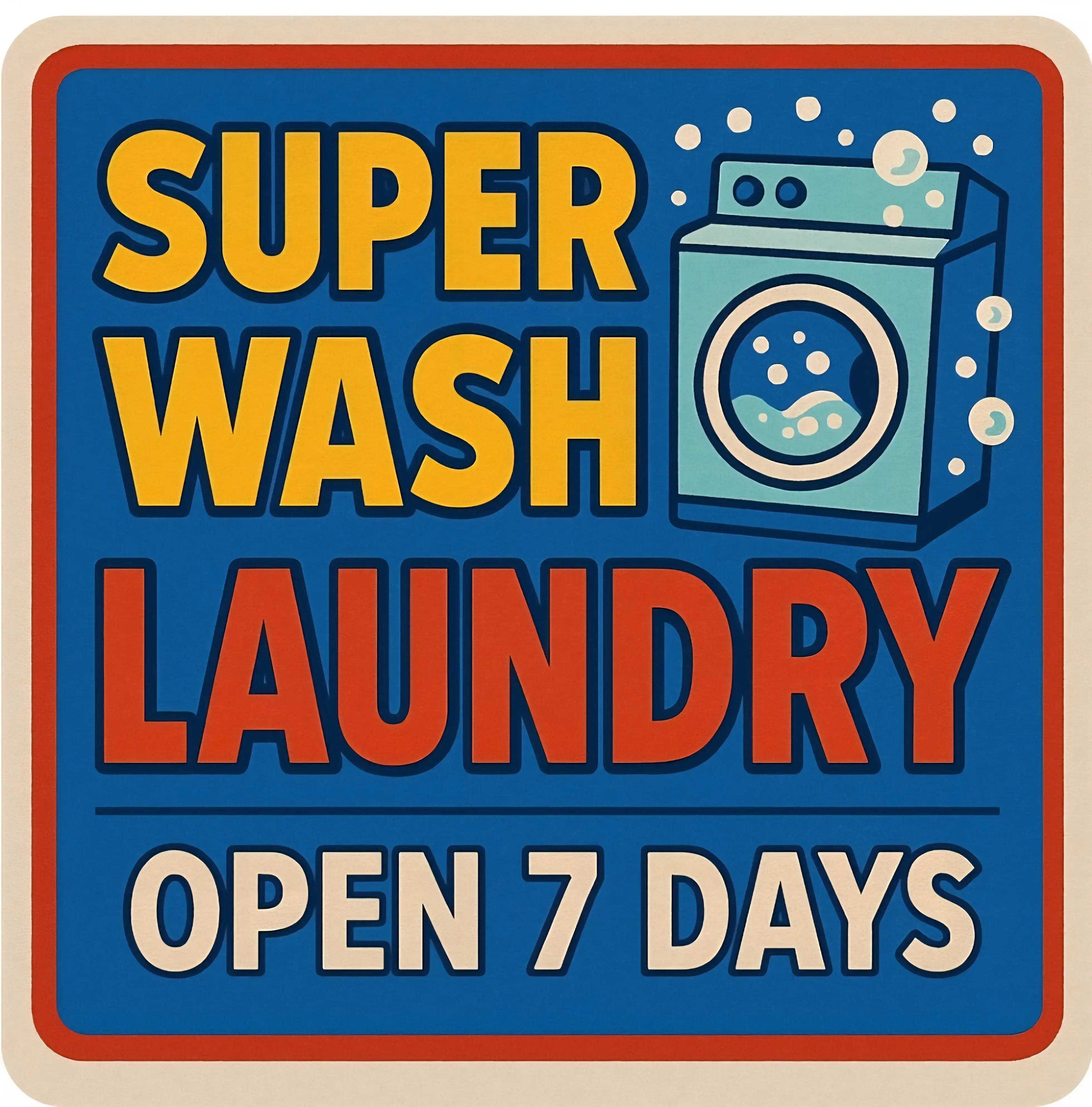 Super Wash Laundry. LAVANDERIA. thumbnail 1