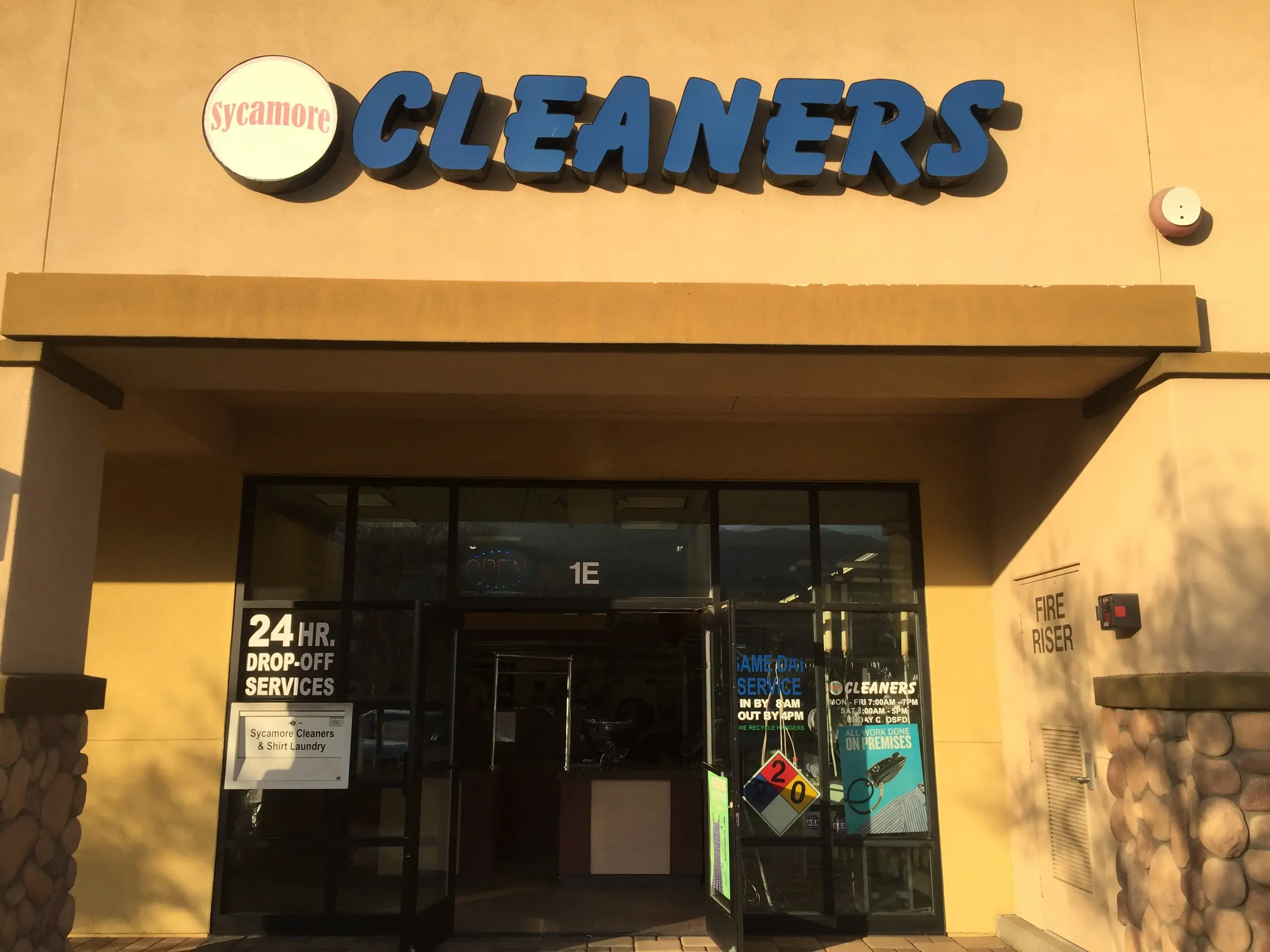 Sycamore cleaners location