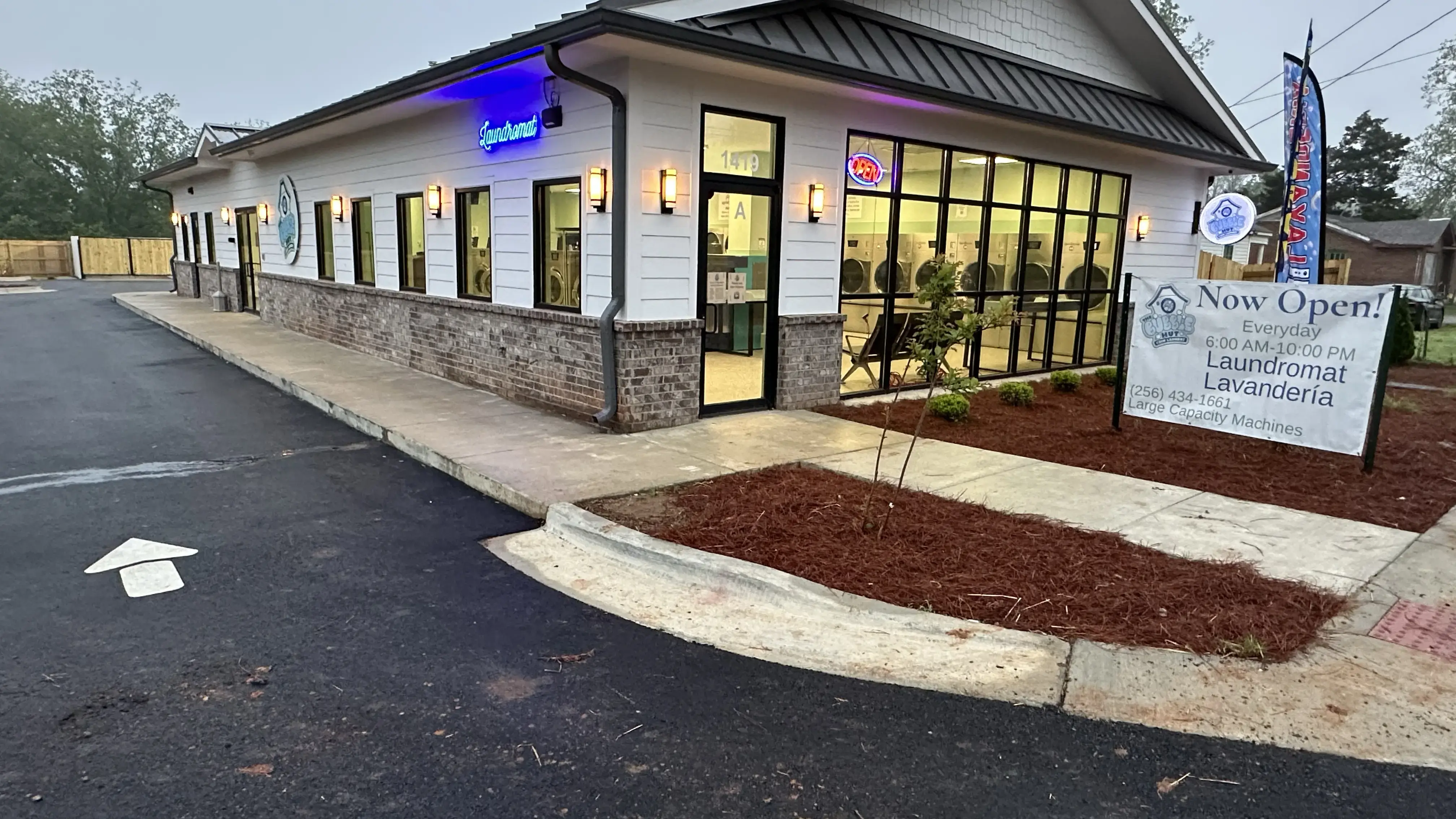 The Bubble Hut Coin Laundry location