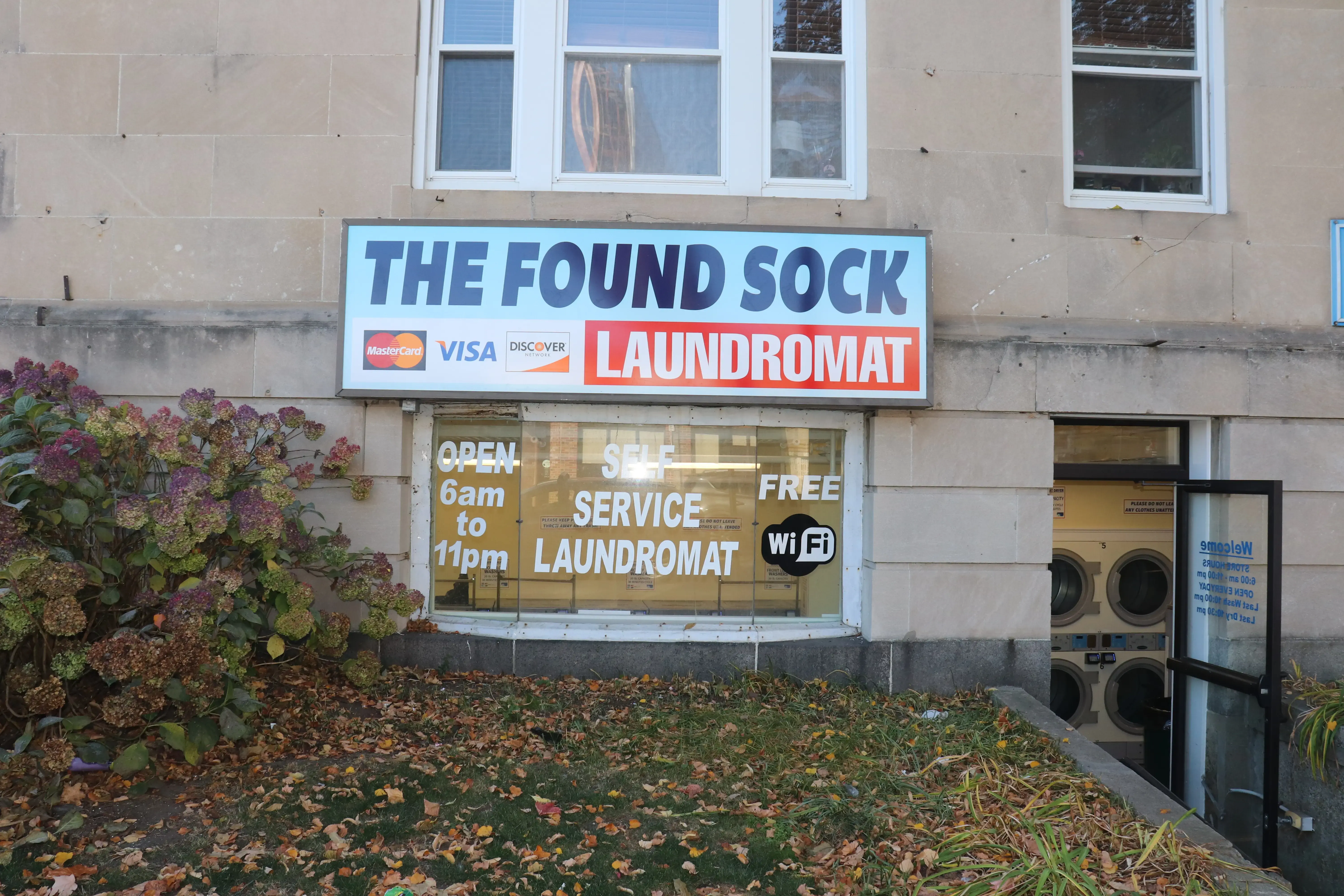The Found Sock Laundromat location
