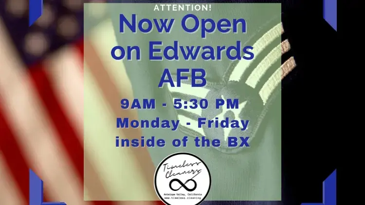 Timeless Cleaners - Edwards Afb location