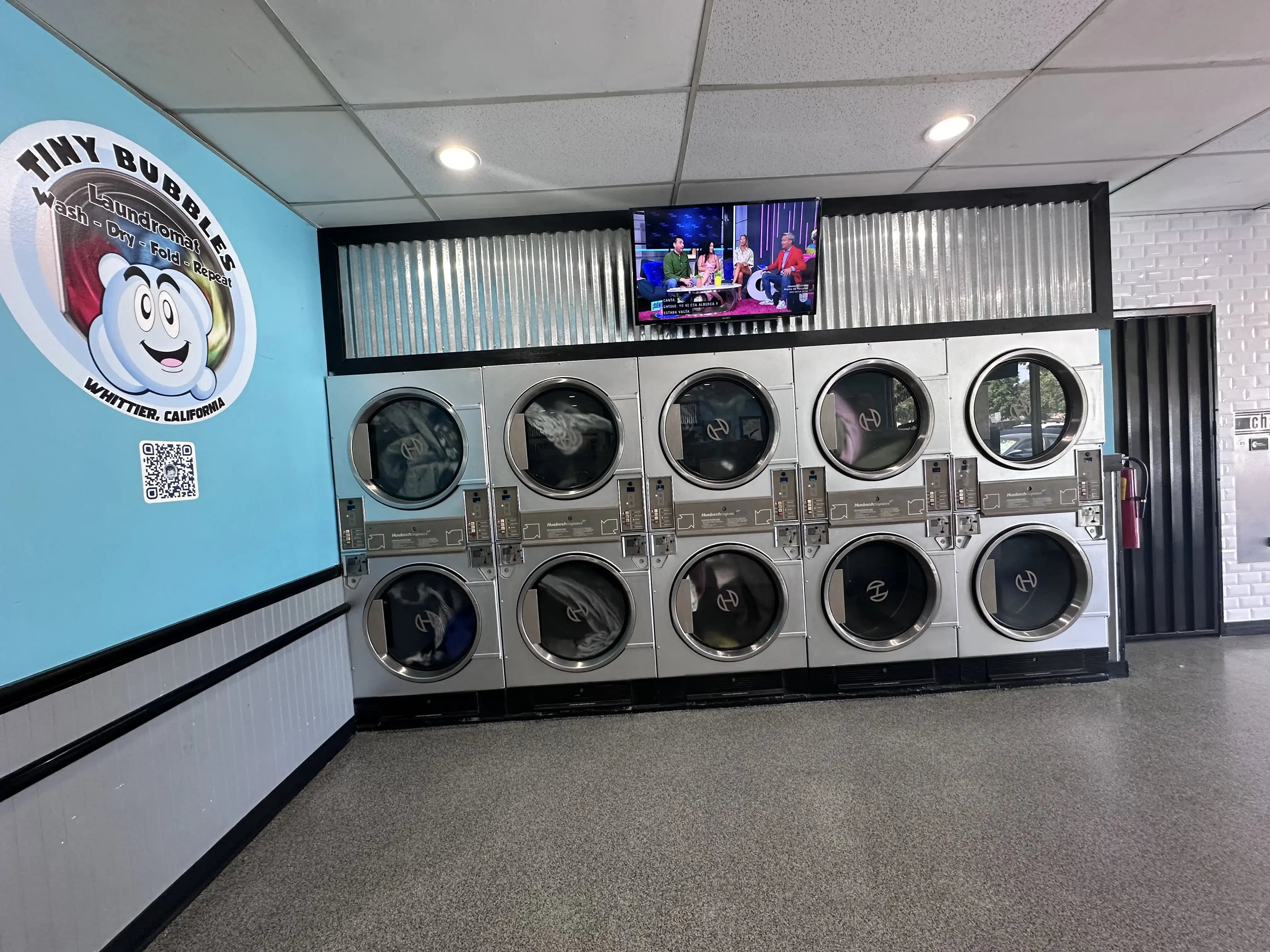 Tiny bubbles laundromat location