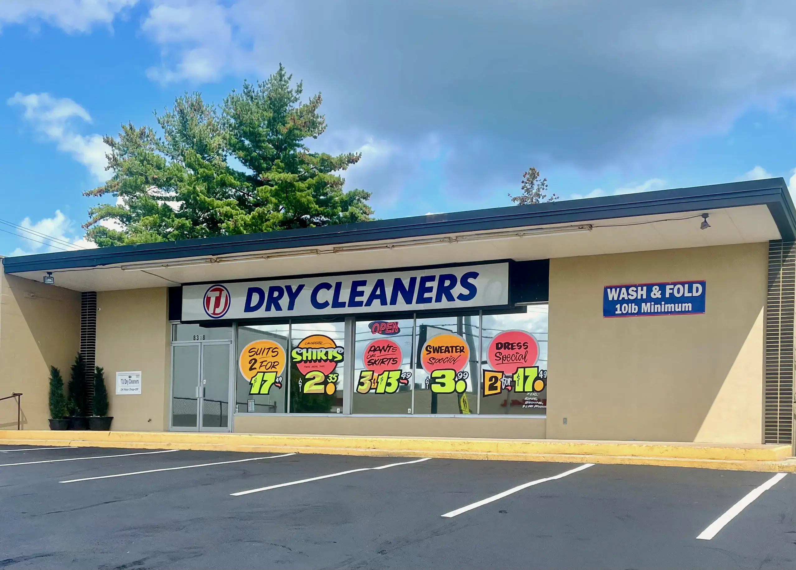 TJ Dry Cleaners location