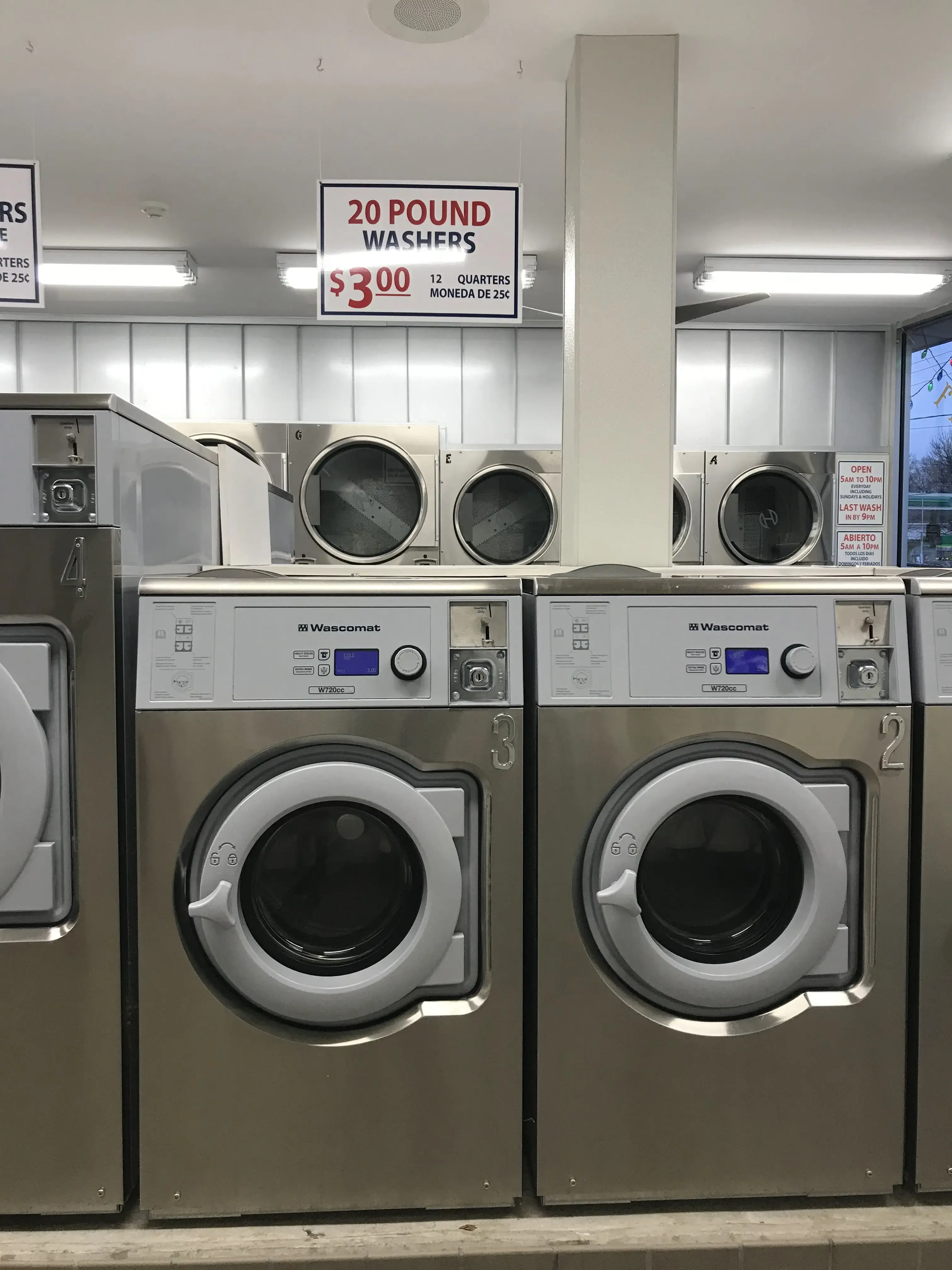Wash & Dry location