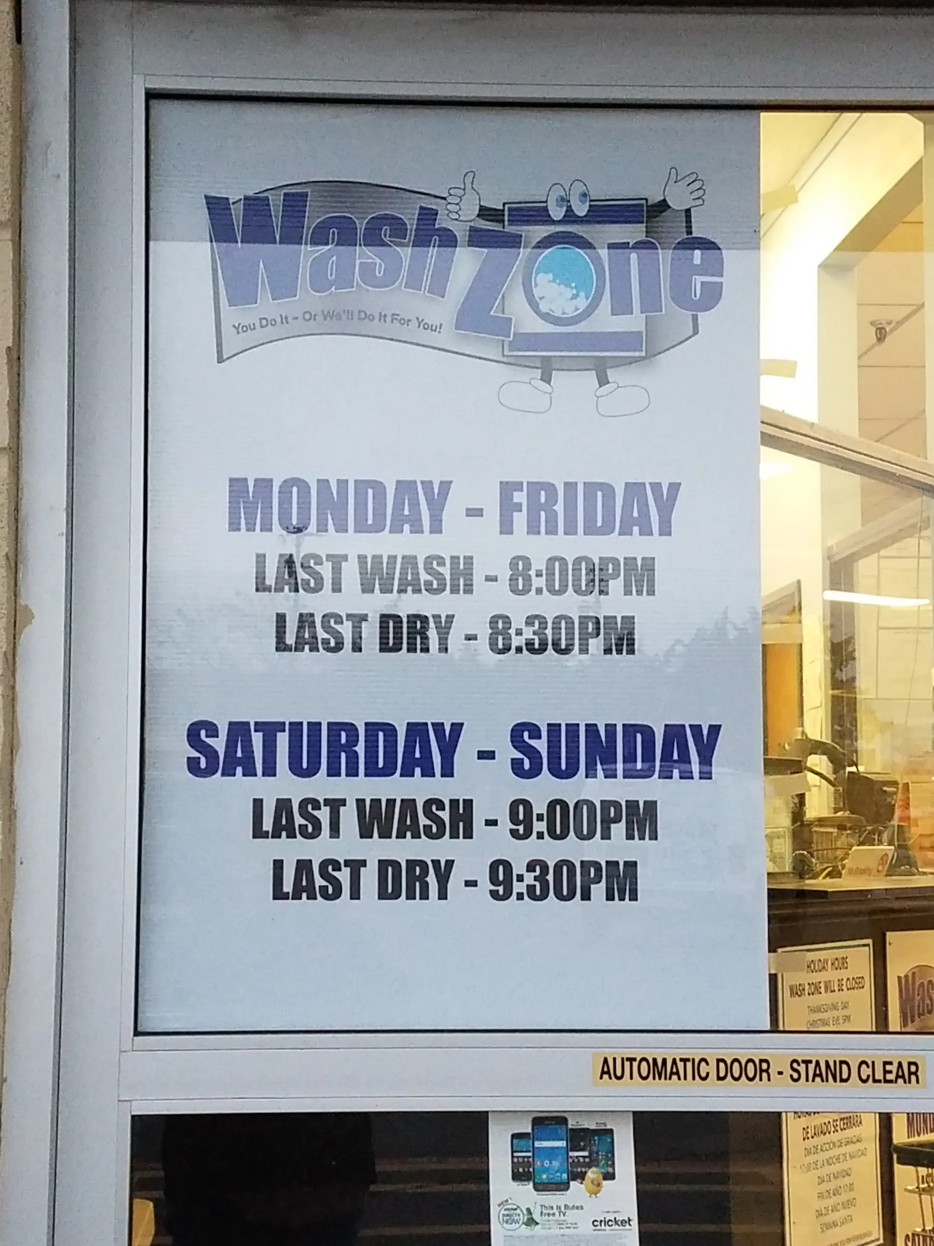 Wash Zone *FREE DRY Mon to Fri* Washer Price REDUCED thumbnail 16