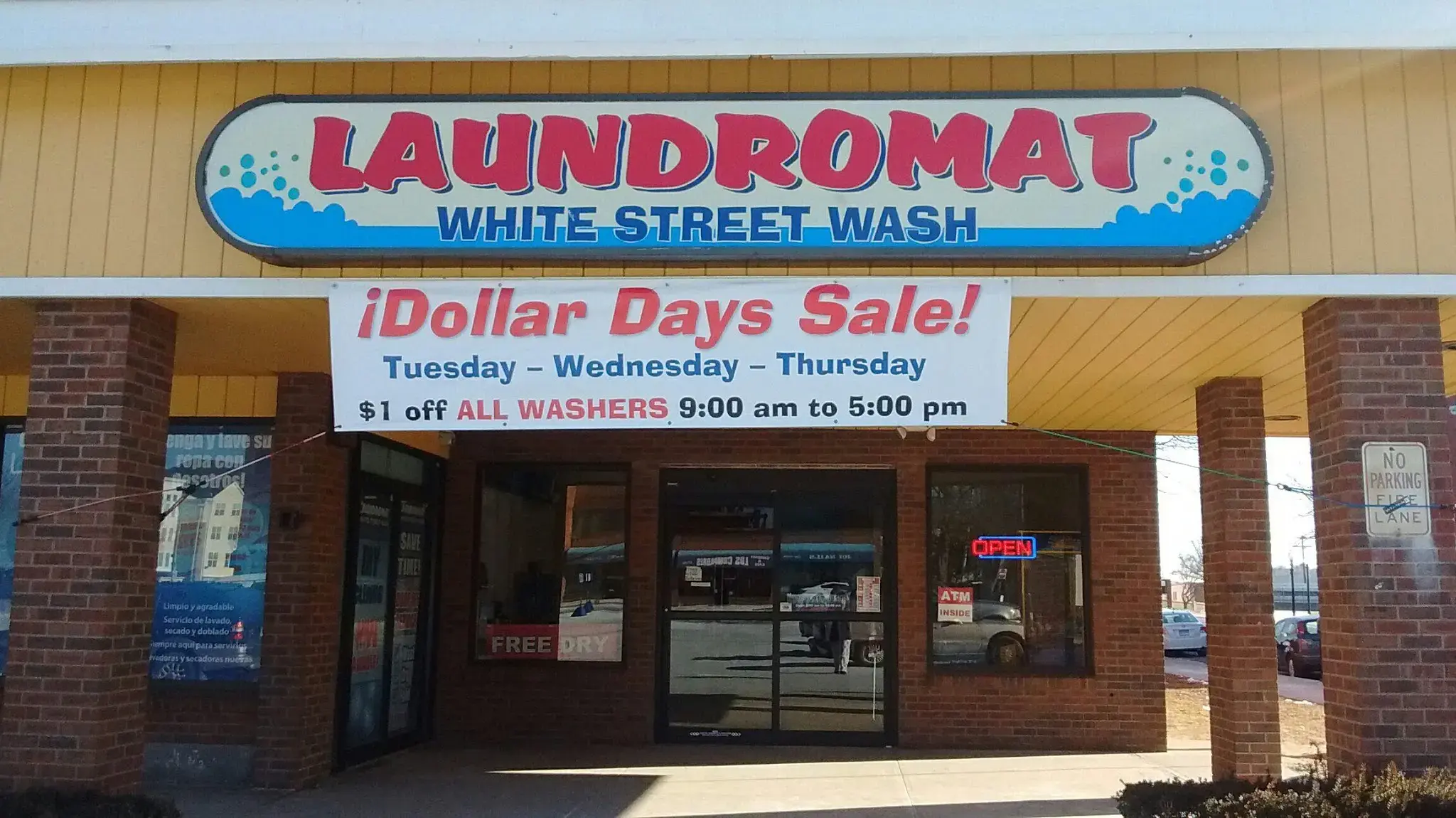 White Street Wash Laundromat & Cleaners location