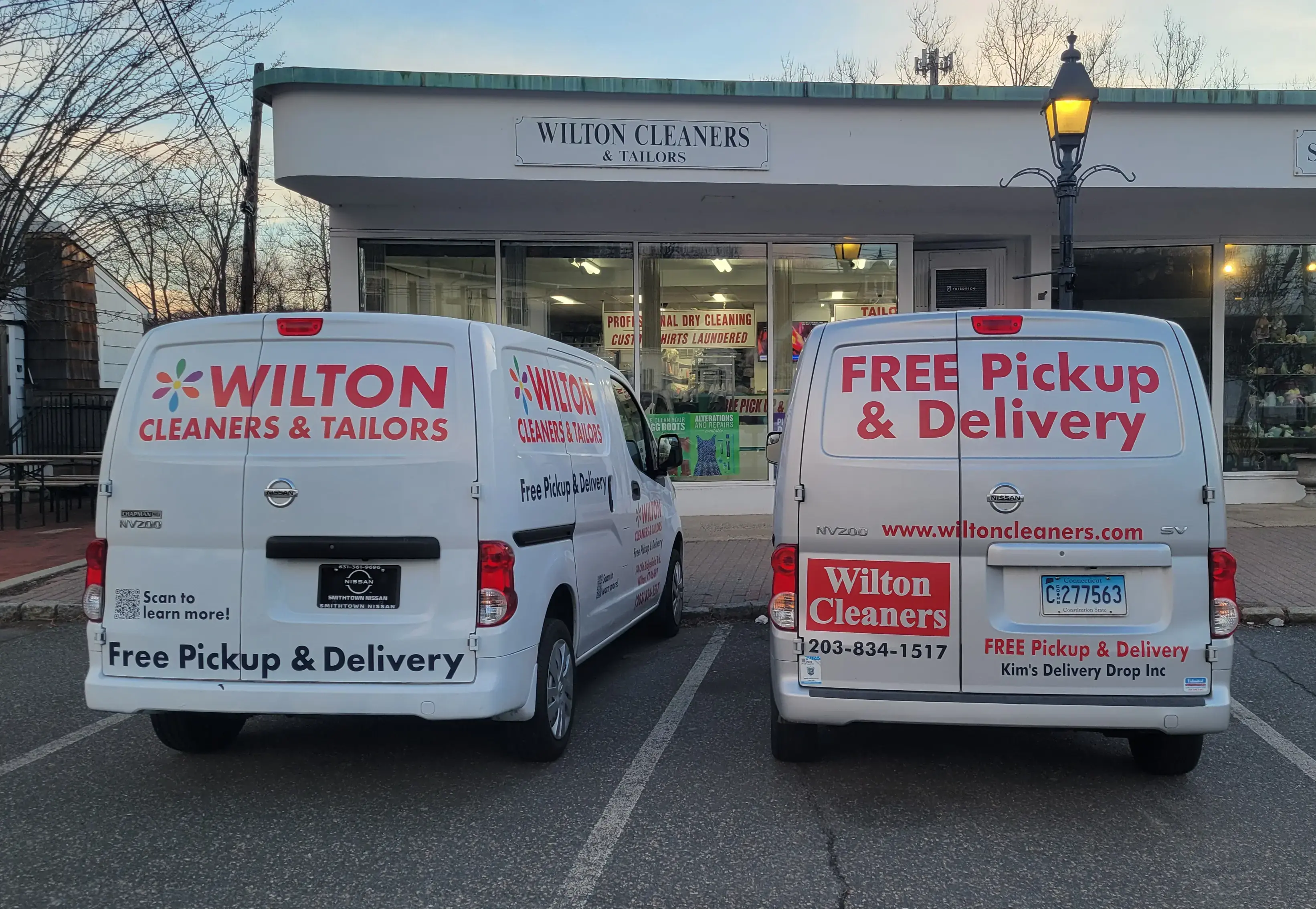 Wilton Cleaners & Tailors location