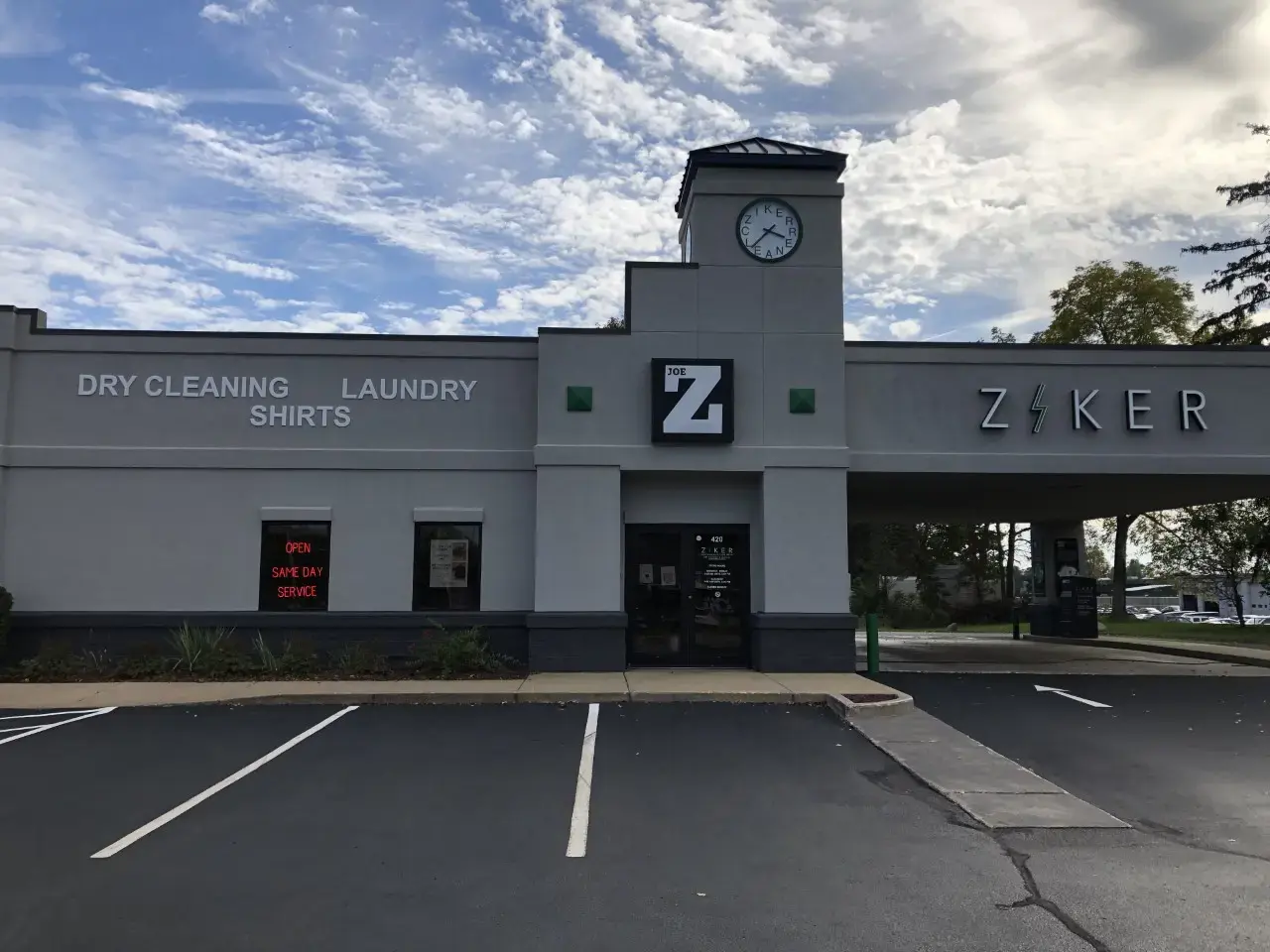 Ziker Cleaners & Joe Z Tailoring location