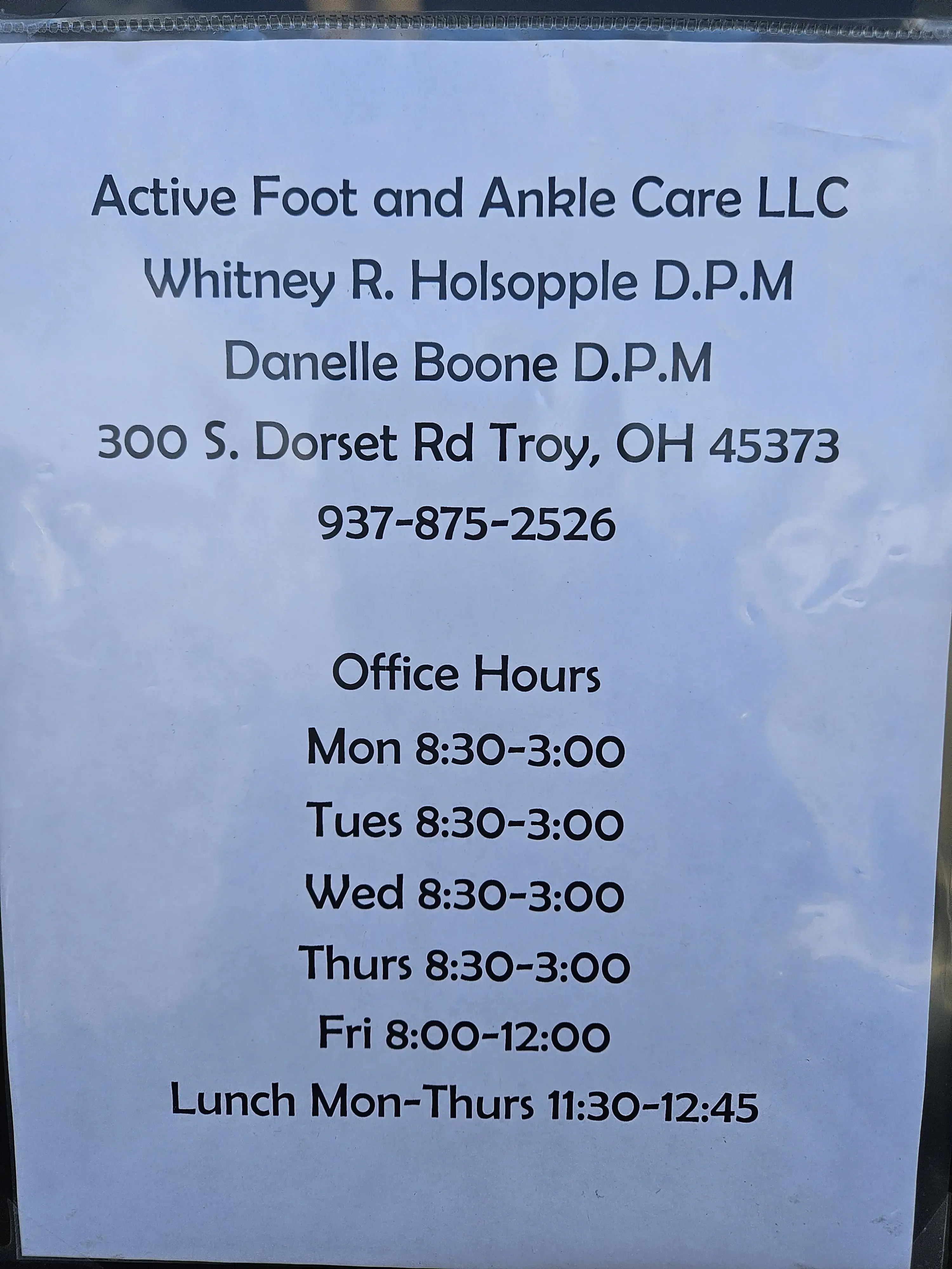 Active Foot and Ankle