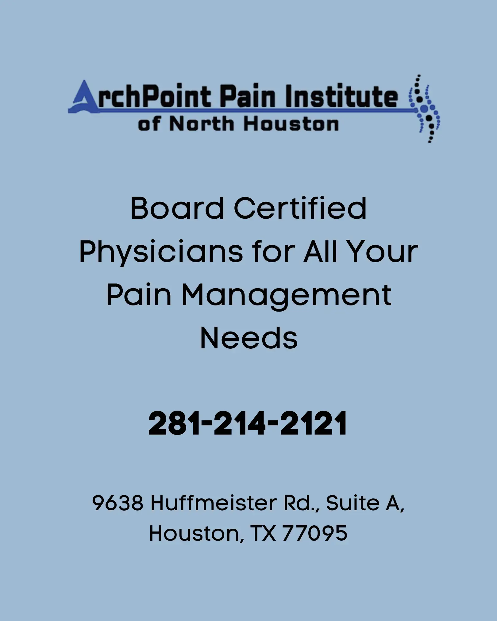 ArchPoint Pain Institute, Cypress-Houston Clinic