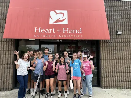 Heart and Hand Outreach Ministries and Thrift Store food pantry