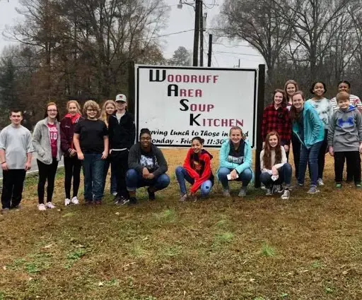 Woodruff Area Soup Kitchen food pantry