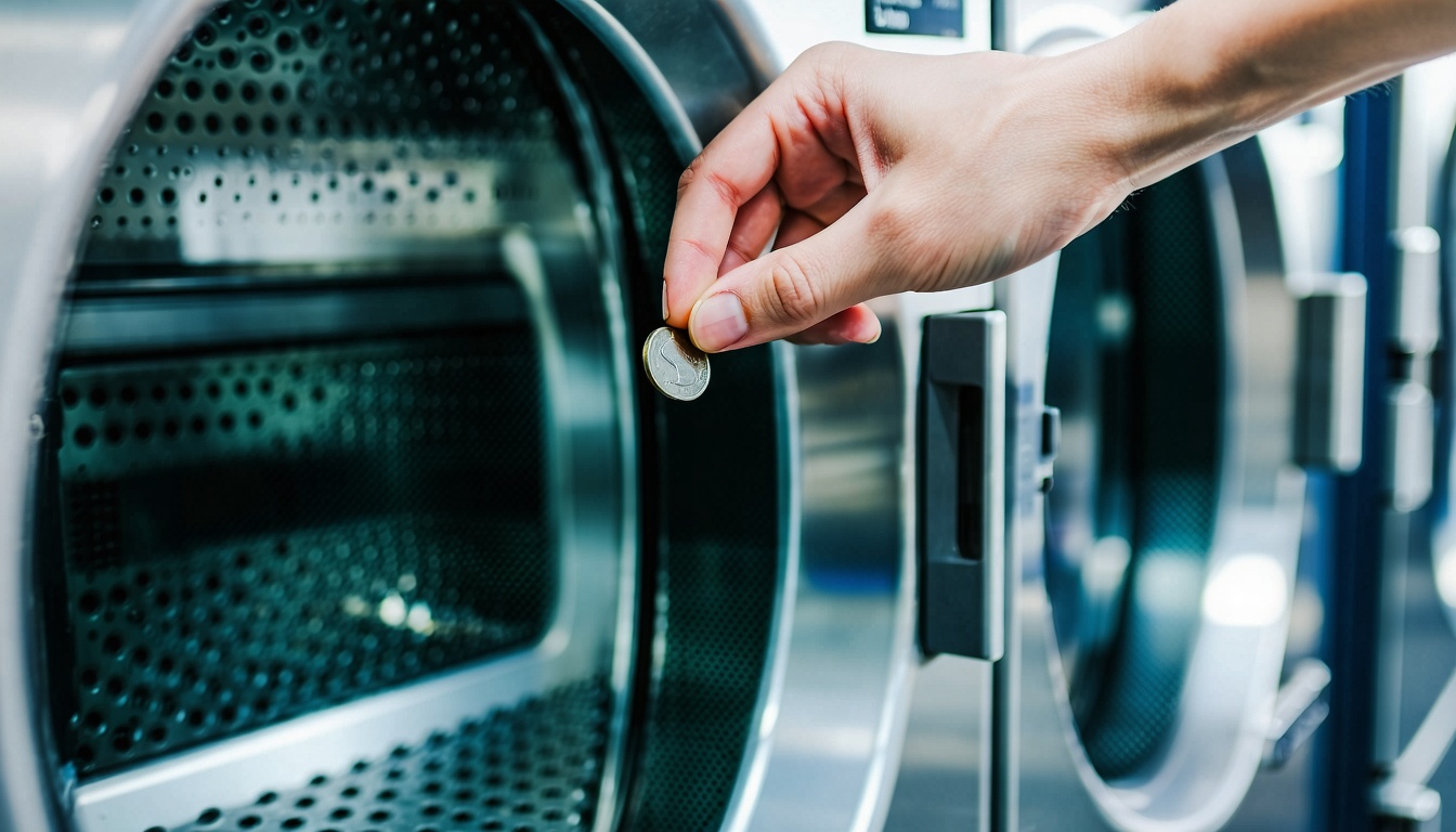 Coin Laundry service at a laundromat
