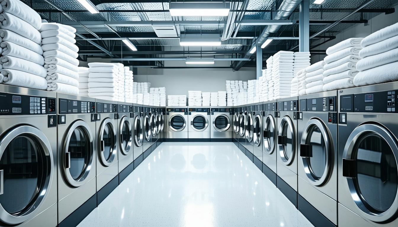 Commercial Laundry service at a laundromat