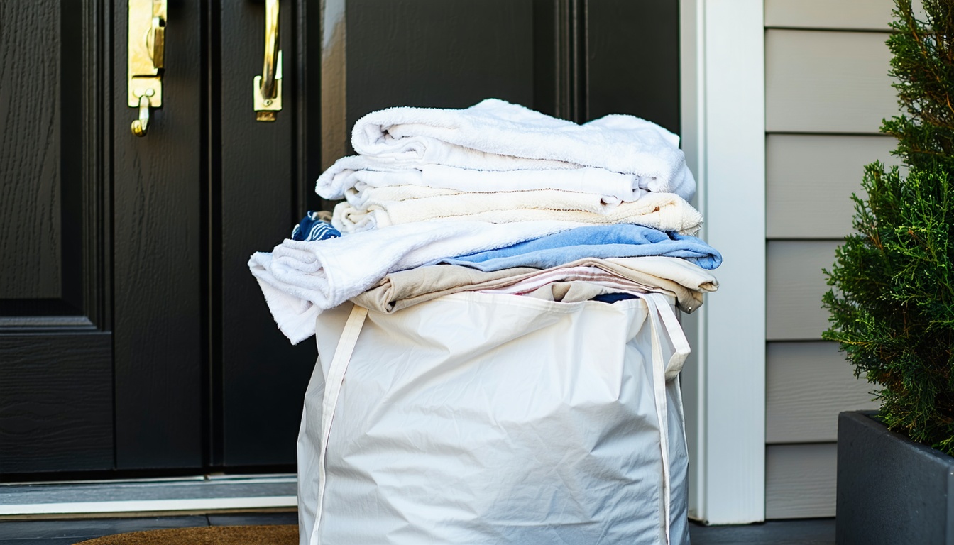 Laundry Delivery service at a laundromat